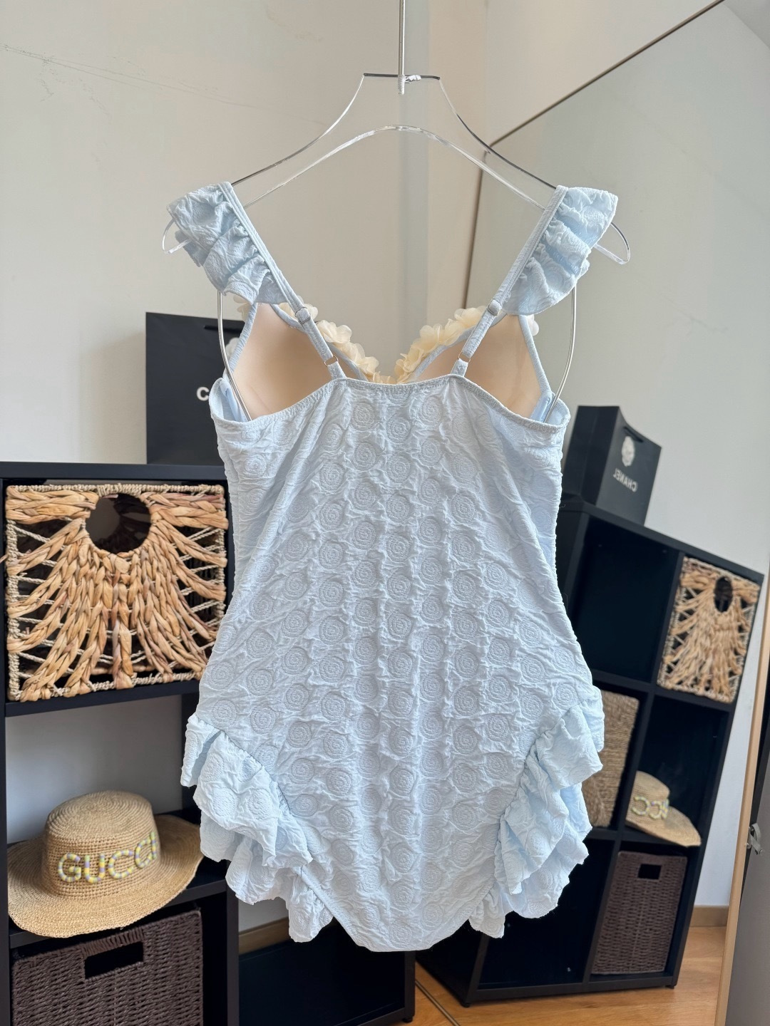 CHANEL swimsuit beachwear