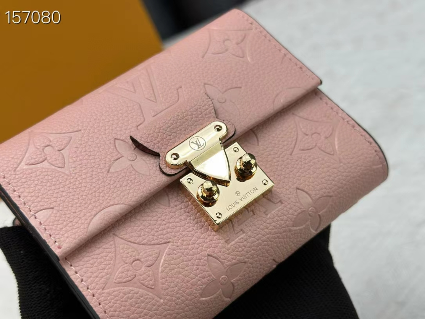 Louis Vuitton Metis 短款財布 M80880 ブラック(エンボス)