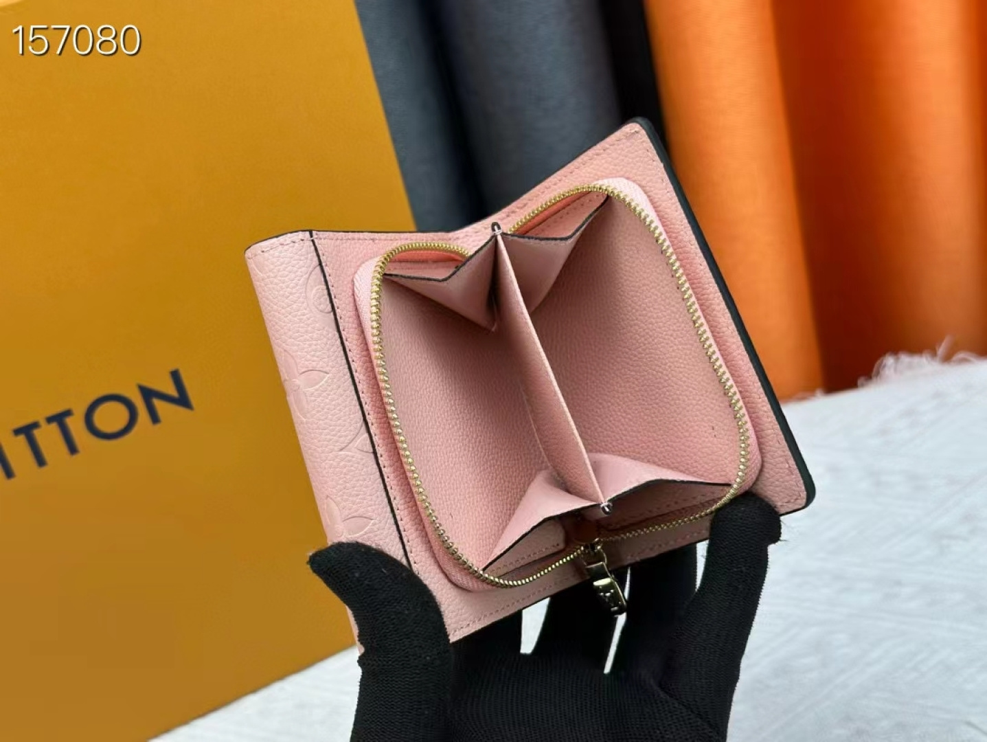 Louis Vuitton Metis 短款財布 M80880 ブラック(エンボス)