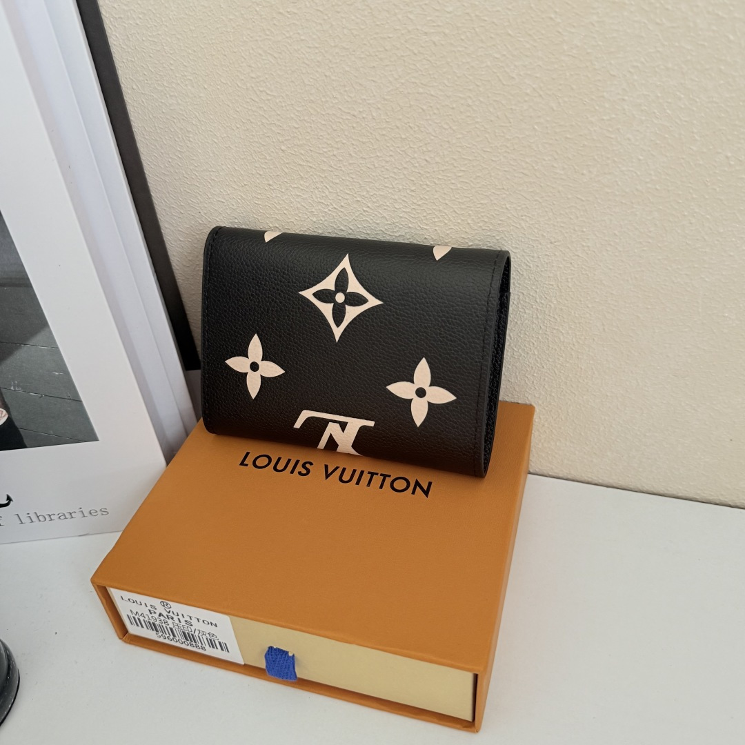 ルイ・ヴィトン Victorine 三折財布 - Monogram Empreinte レザー