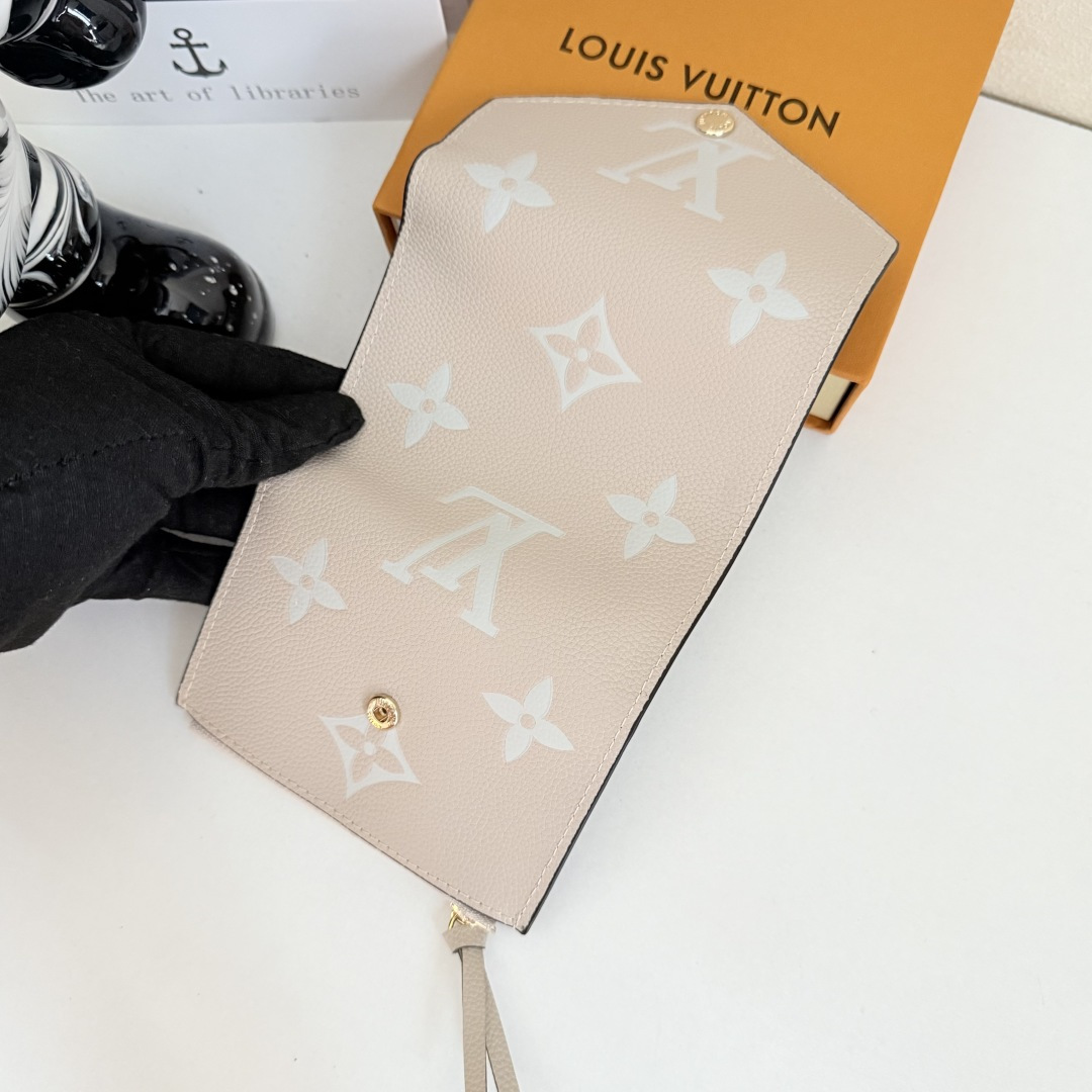 Louis Vuitton Victorine 三折財布 モノグラムエンプラント