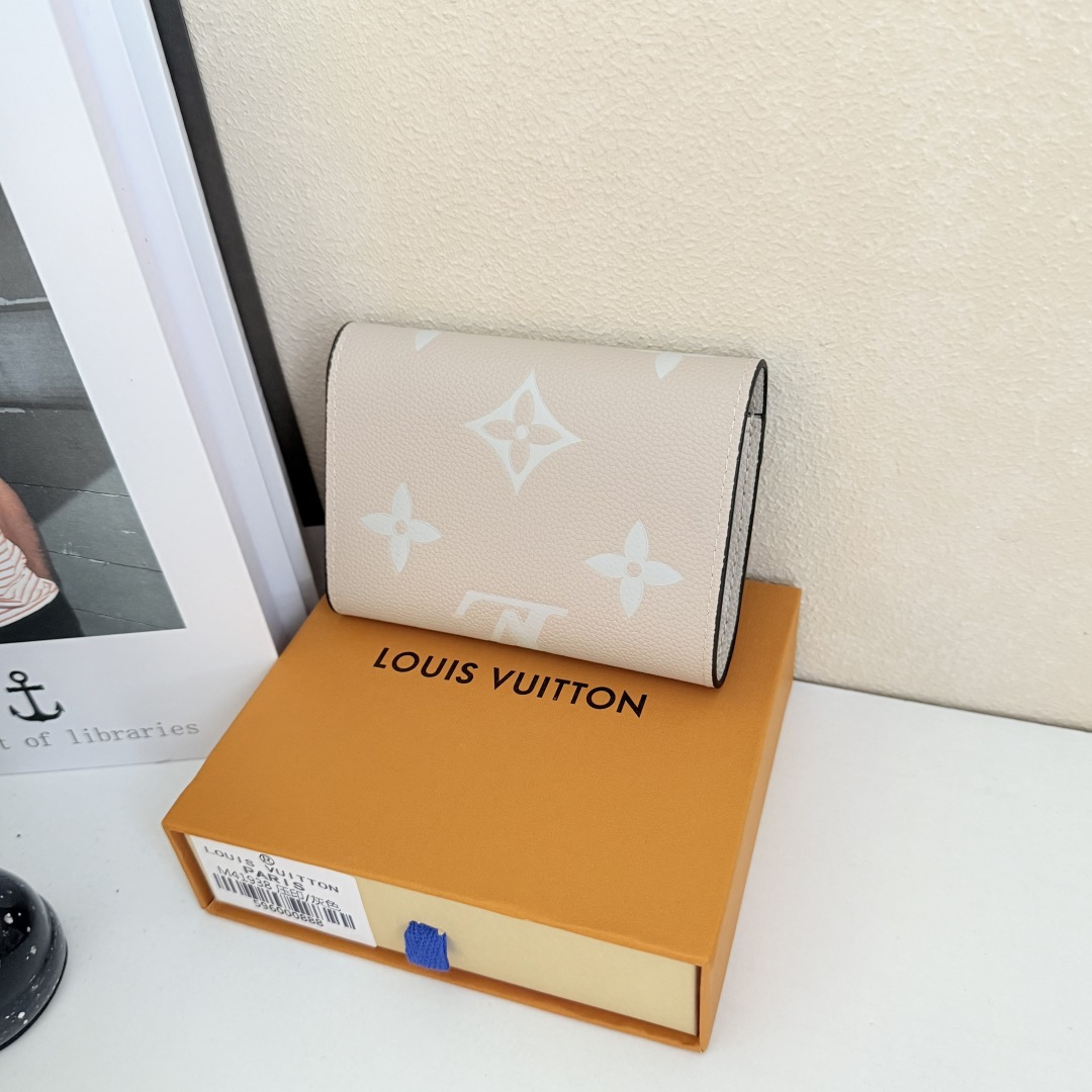 Louis Vuitton Victorine 三折財布 モノグラムエンプラント