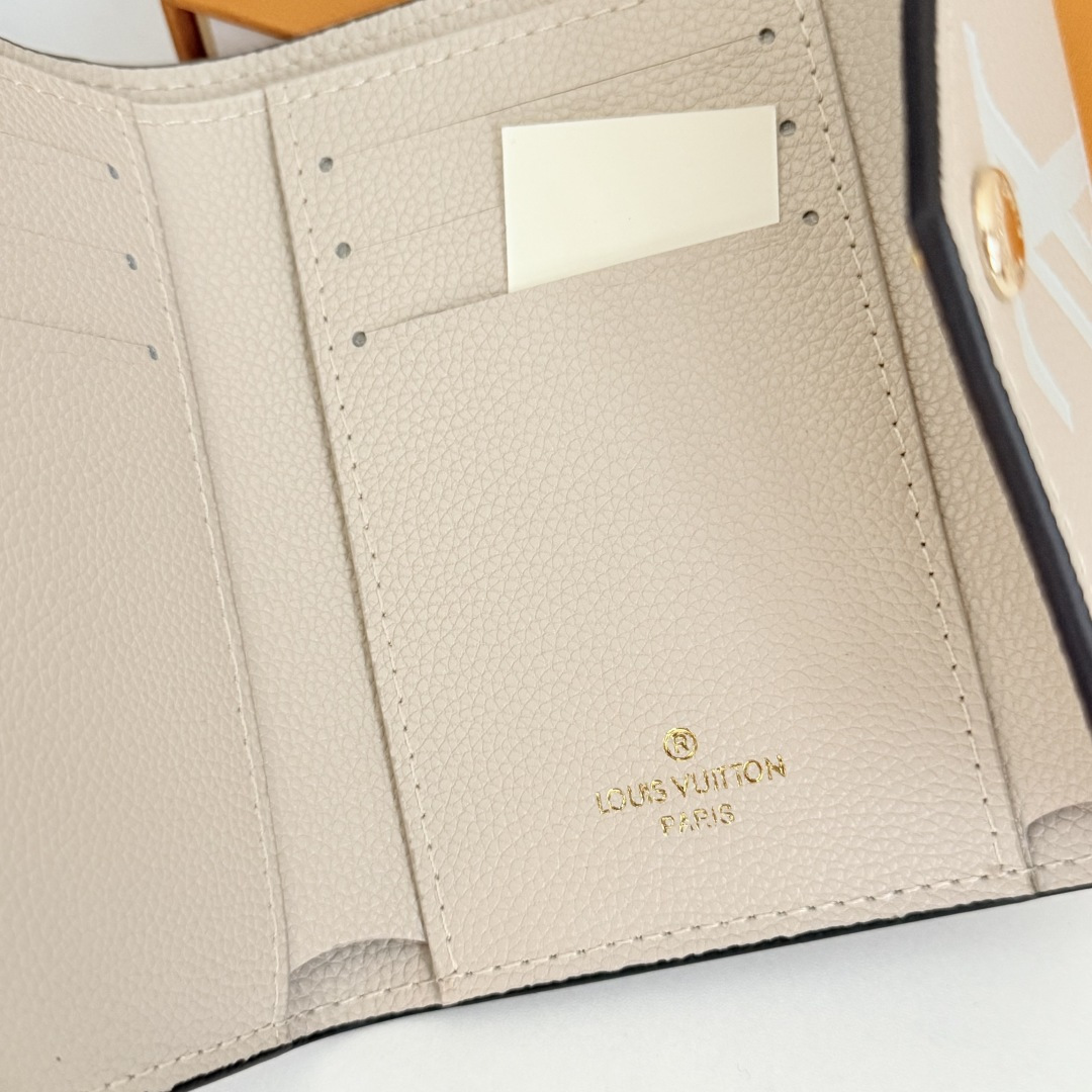 Louis Vuitton Victorine 三折財布 モノグラムエンプラント