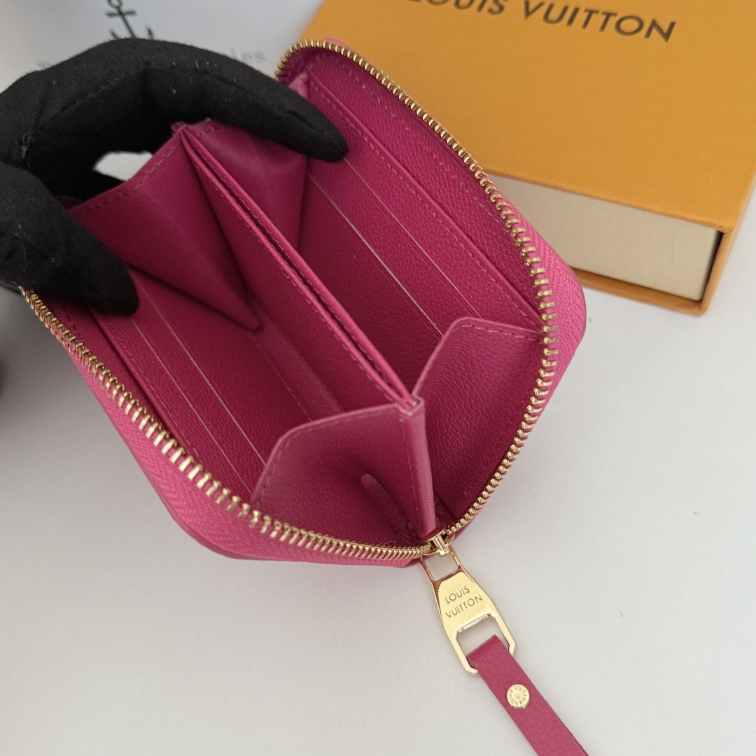 都市生活に最適なコンパクトなダイヤモンドパターンのラウンドジッパー小銭入れ