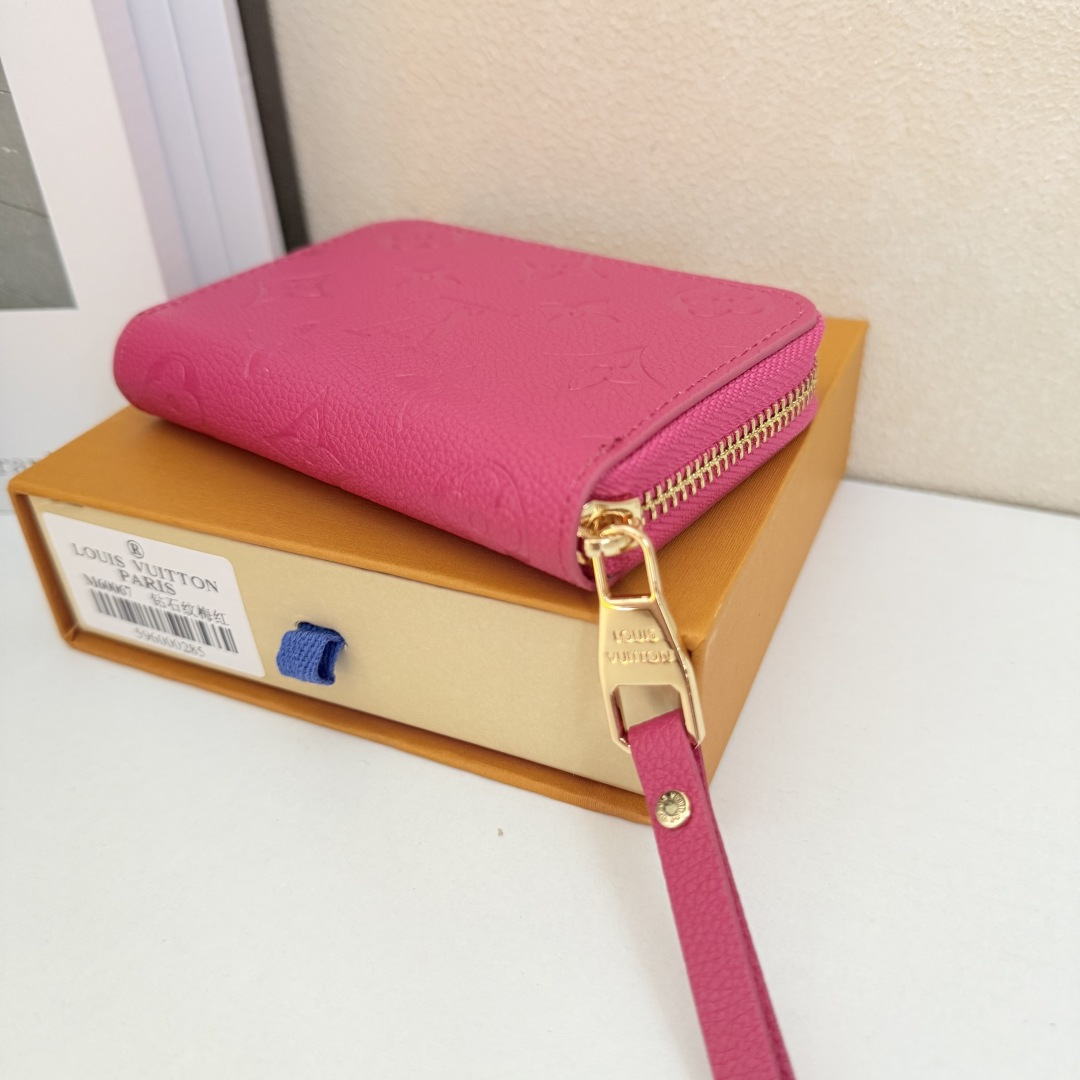 都市生活に最適なコンパクトなダイヤモンドパターンのラウンドジッパー小銭入れ