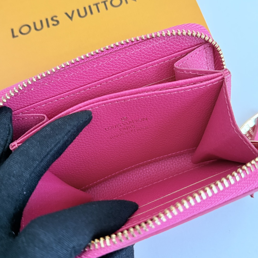 都市生活に最適なコンパクトなダイヤモンドパターンのラウンドジッパー小銭入れ