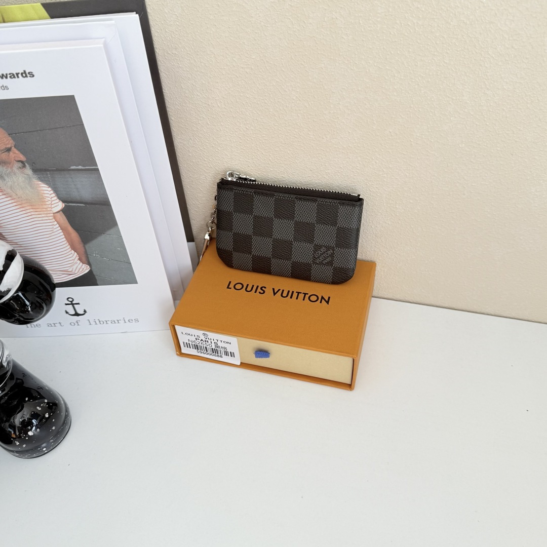 ルイ・ヴィトン ダミエ帆布小皮包 - 鍵と小銭をスマートに収納