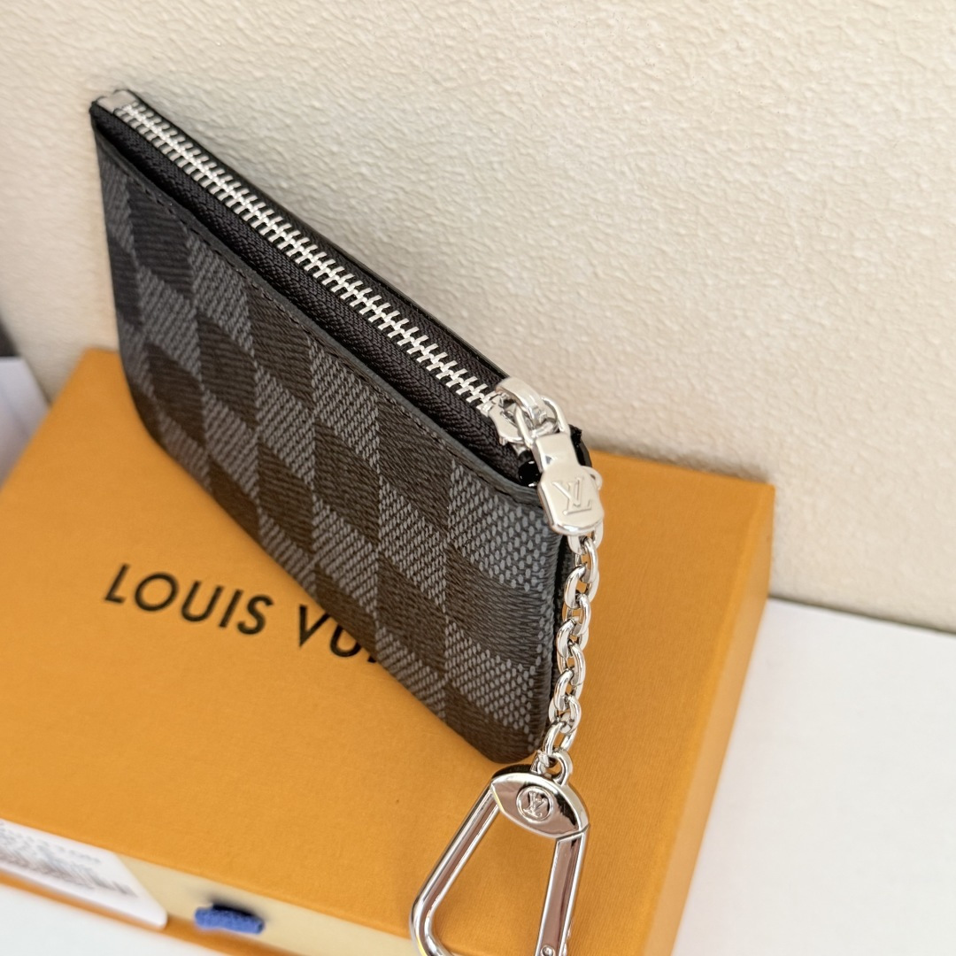 ルイ・ヴィトン ダミエ帆布小皮包 - 鍵と小銭をスマートに収納