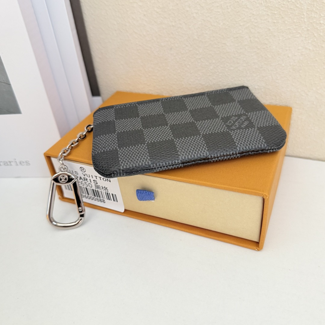 ルイ・ヴィトン ダミエ帆布小皮包 - 鍵と小銭をスマートに収納