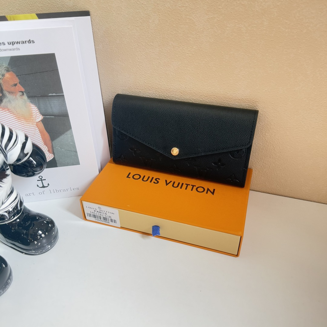 エレガントな全皮圧花のSarah信封式財布