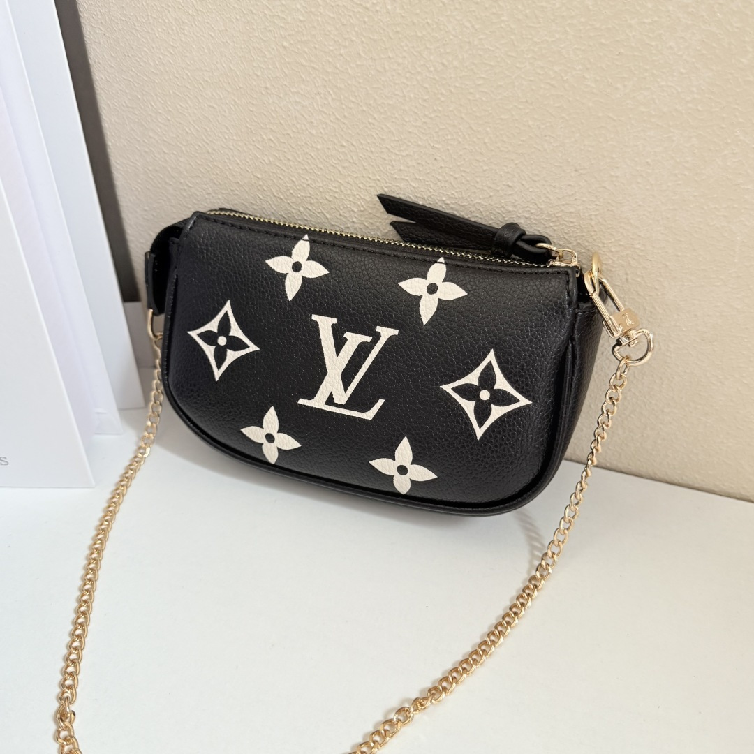 ルイ・ヴィトン MINI POCHETTE ACCESSOIRES 手拿包 モノグラムエンプラント