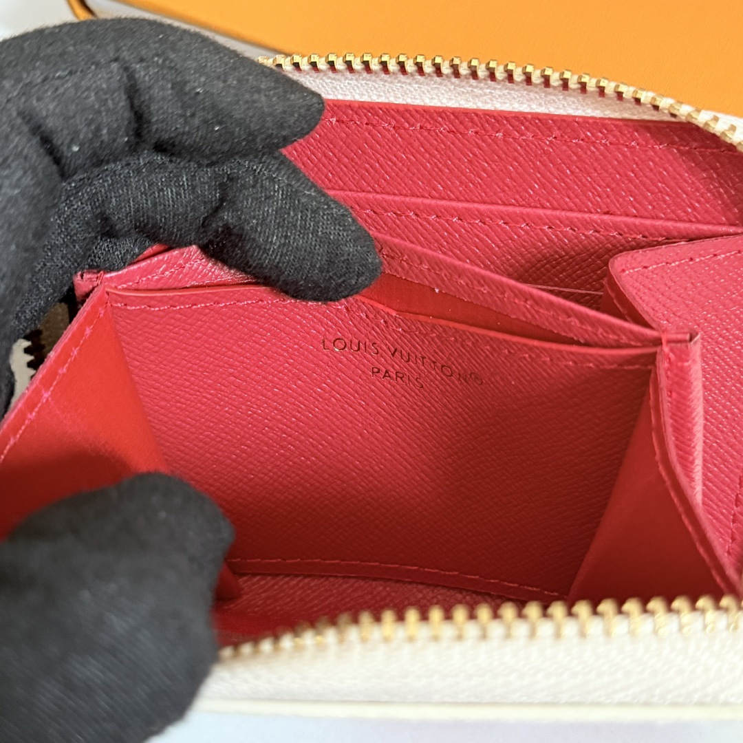 老花樱桃のコンパクトラウンドファスナー財布