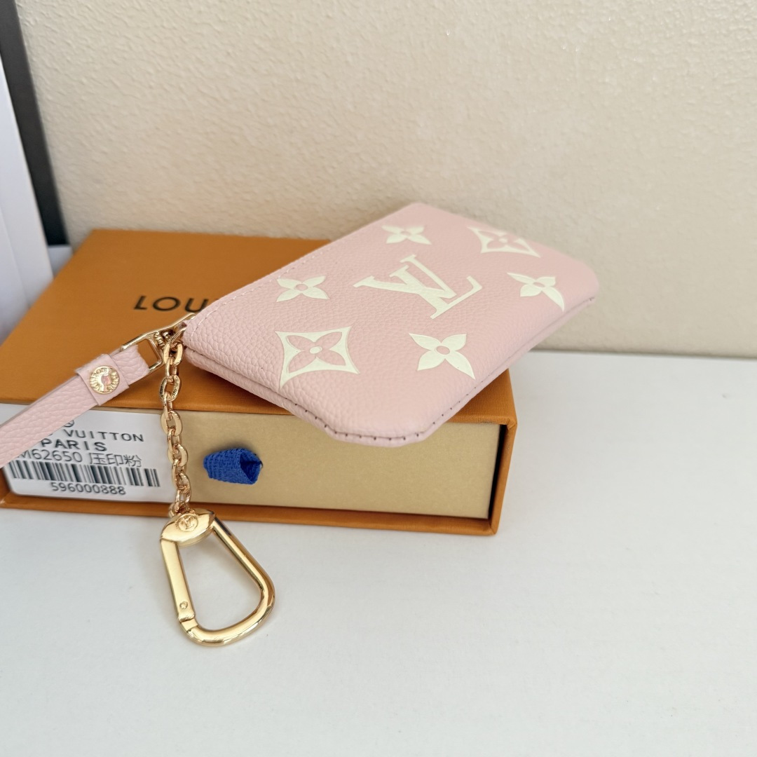 M62650 桜ピンク Damier 帆布小皮包