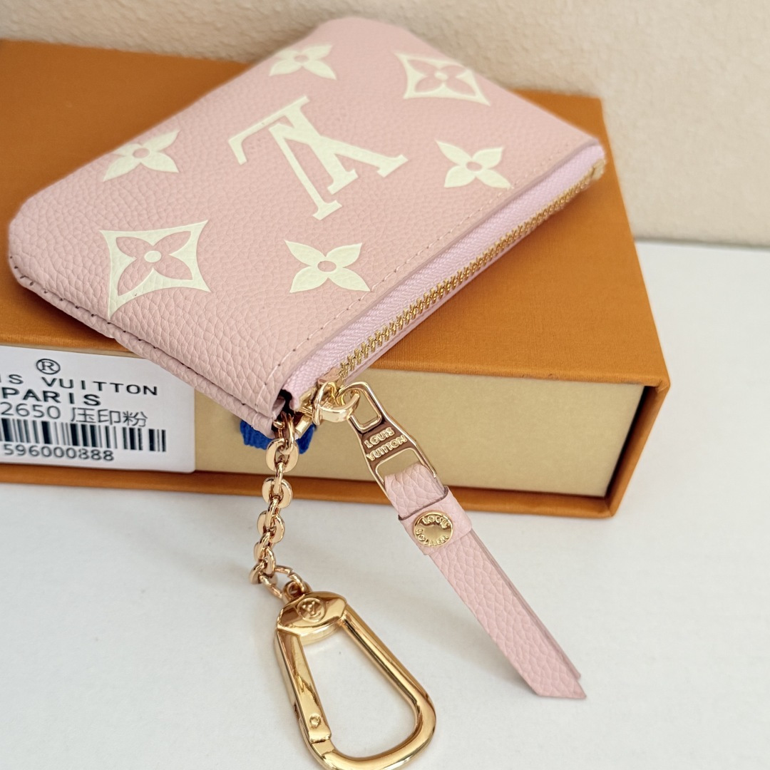 M62650 桜ピンク Damier 帆布小皮包