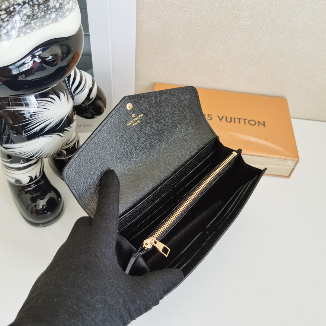 ルイ・ヴィトン M82257 ポルトフォイユ・サラ ダイヤモンドパターン長財布