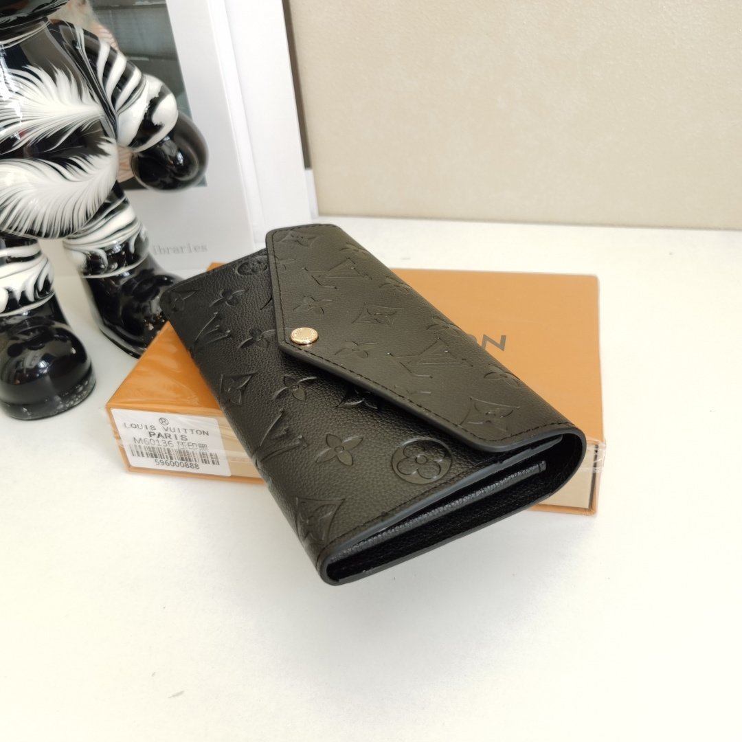 ルイ・ヴィトン M82257 ポルトフォイユ・サラ ダイヤモンドパターン長財布