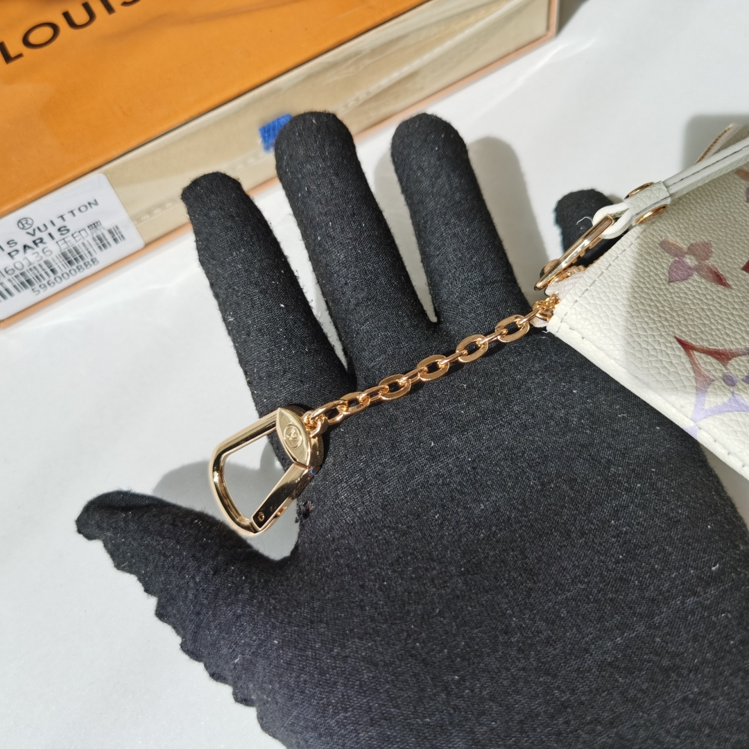 ルイ・ヴィトン M62650 ダミエ帆布小皮包 - 夢幻粉色・コンパクトデザイン