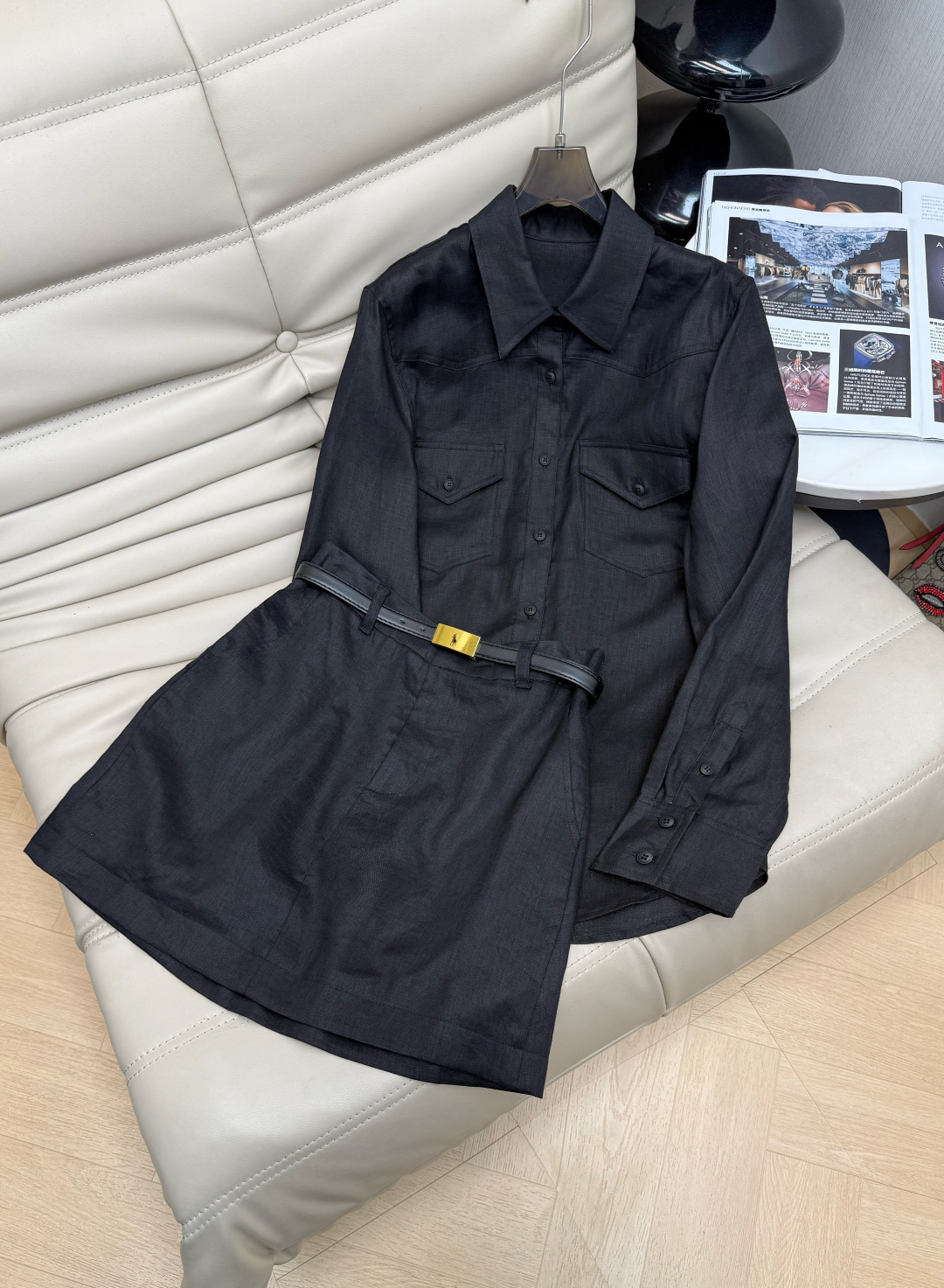 NO:753508,Shirt, skirt NEW 26PF new pocket linen shirt. This shirt is versatile and has a lazy and casual high-end feel ~ a good natural linen shirt is an air conditioner for walking. Recommended 4 colors SmL,,skirts,19860909衬衣 半裙NEW 26PF新款口袋亚麻衬衣 这件百搭而且自带一种慵懒随性的高级感~一件好的天然亚麻衬衣就是行走的空调 推荐4色SmL,,skirts,,Women's clothing