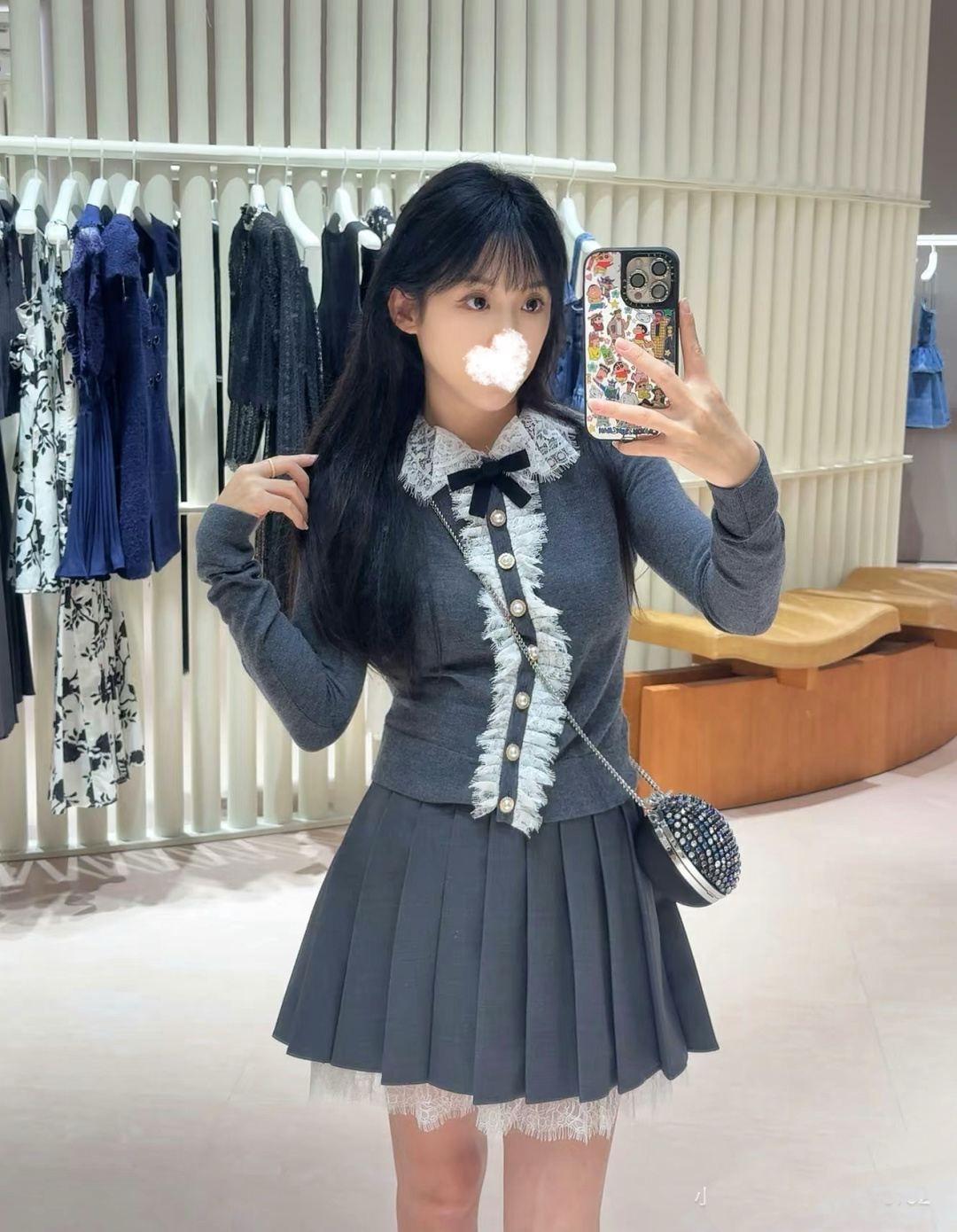 NO:954095,Tops, skirts, skirts,19860909上衣 半裙,,skirts,,Women's clothing