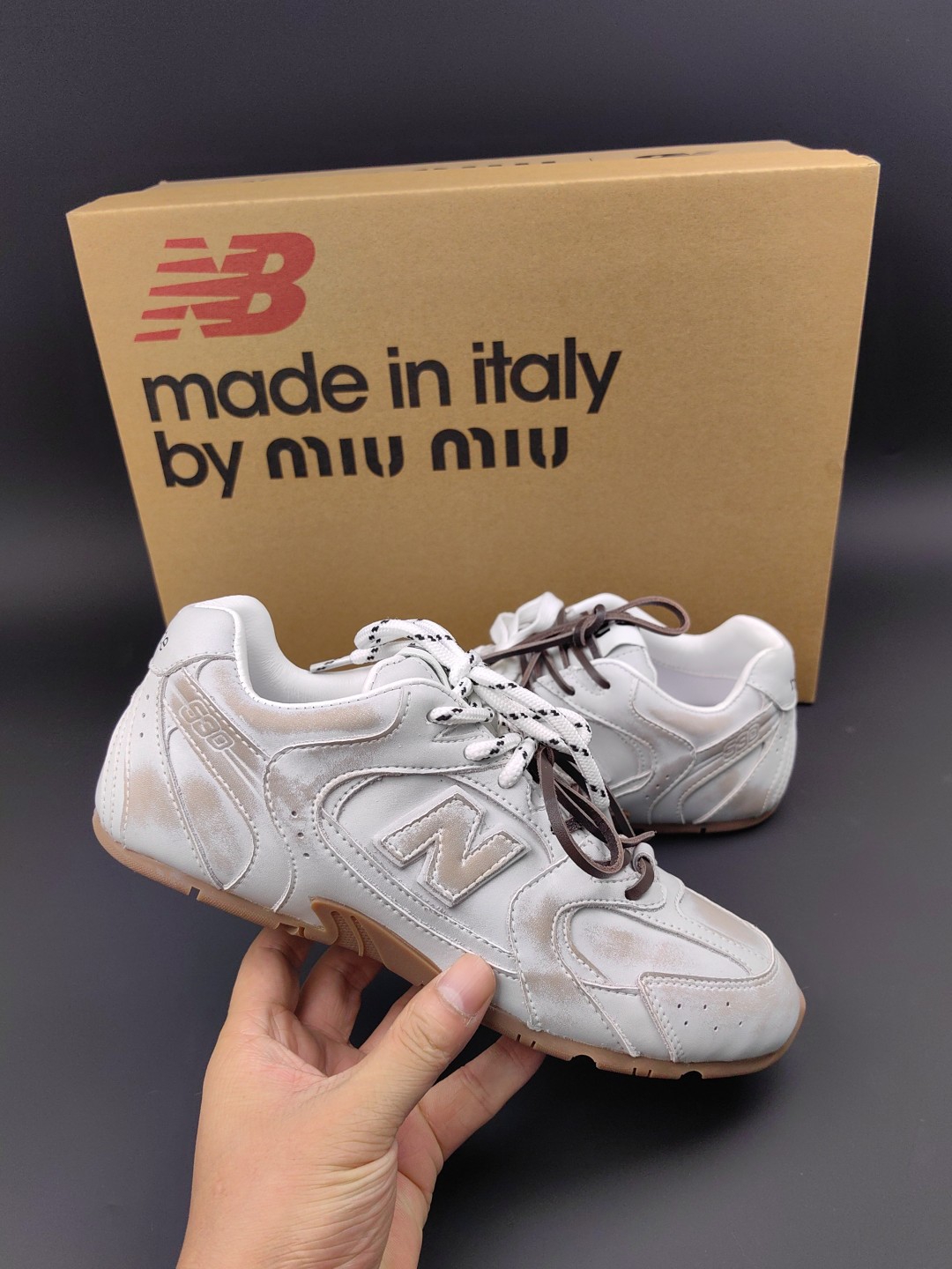 Miu Miu x New Balance 531226: Suede & Mesh Sneakers with Rope Laces 4 cmp a1754206300111 7467