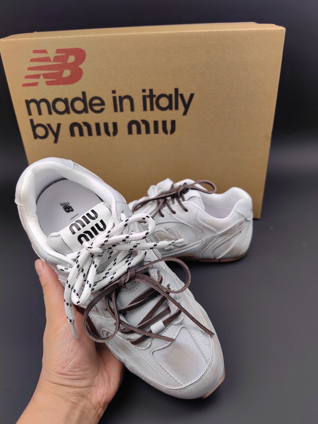 Miu Miu x New Balance 531226: Suede & Mesh Sneakers with Rope Laces 5 cmp a1754206300203 5805
