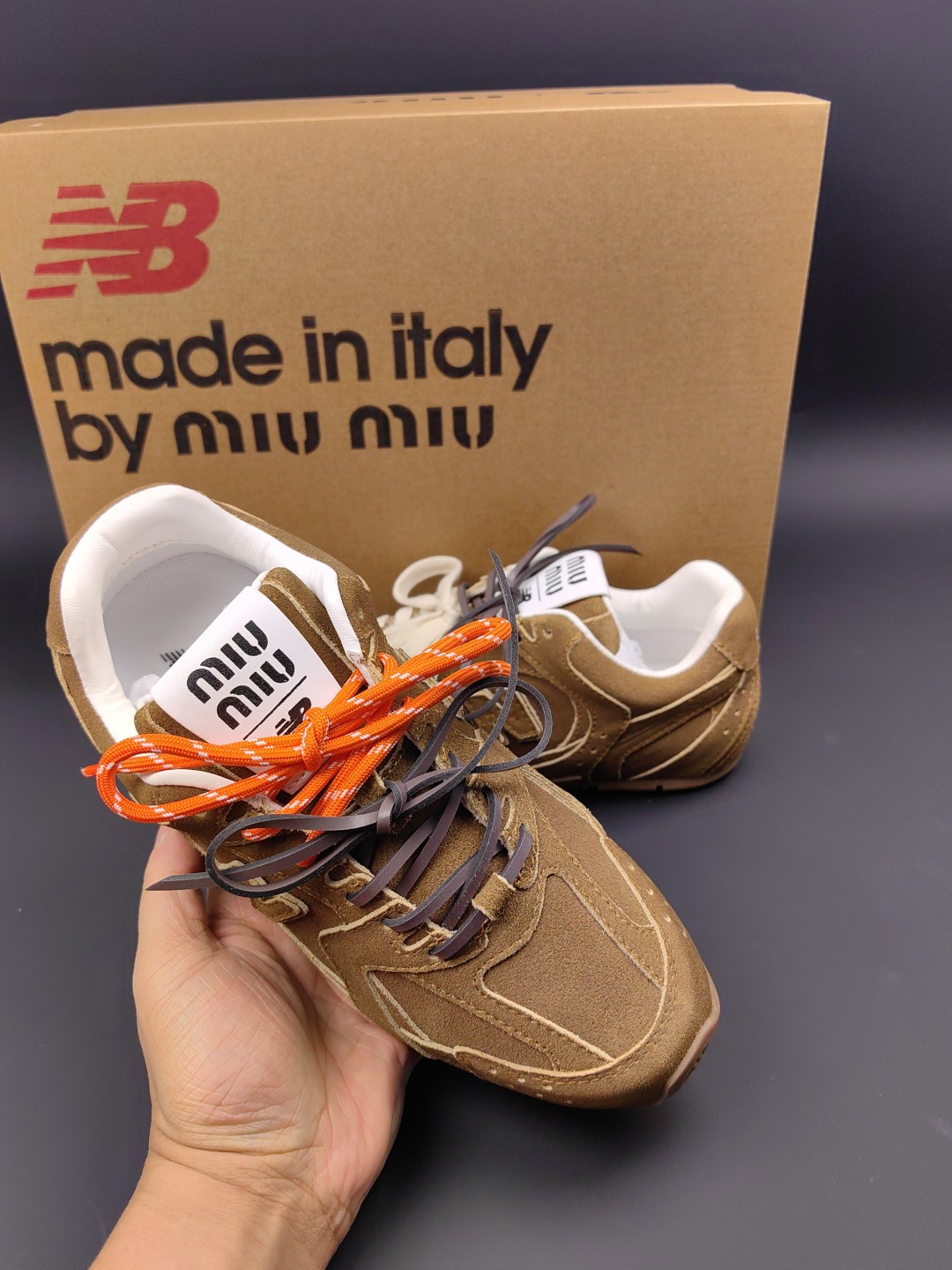 Miu Miu x New Balance 531226 Sneakers - Suede and Mesh, Comfortable Flat Sole 5 cmp a1754206394559 7763