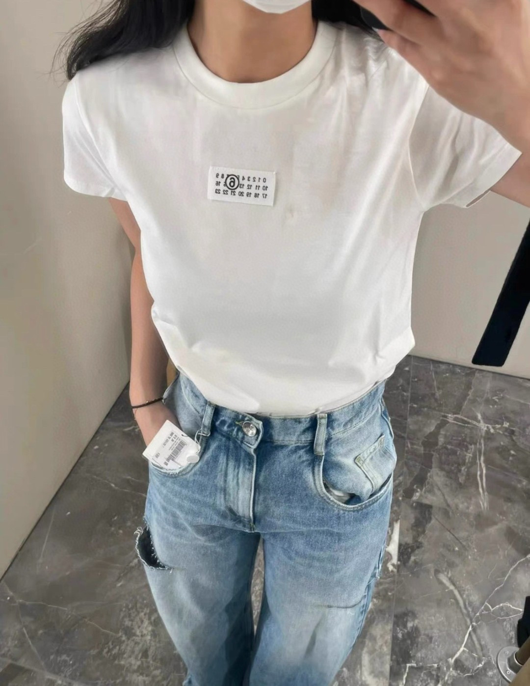 마르지엘라 코튼 오버핏 반팔 티셔츠 남녀공용 37282 이미지 25