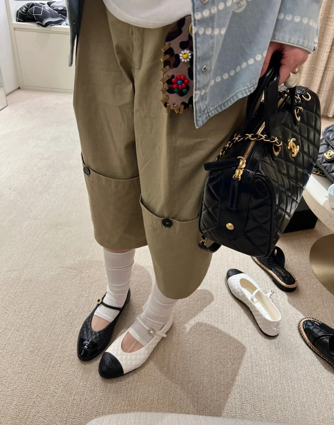 NO:442979,Xiaoxiang 25 Early Autumn Handicraftshop Series!  , single shoes19860909小香25早秋手工坊系列！,单鞋,Women's Shoes