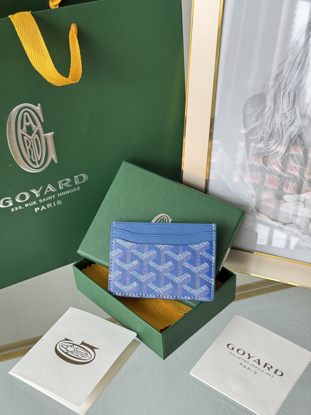 Goyard Blue Card Holder - Compact, Stylish Card Case for Everyday Use 1 cmp i1745821831600 6938 0 0