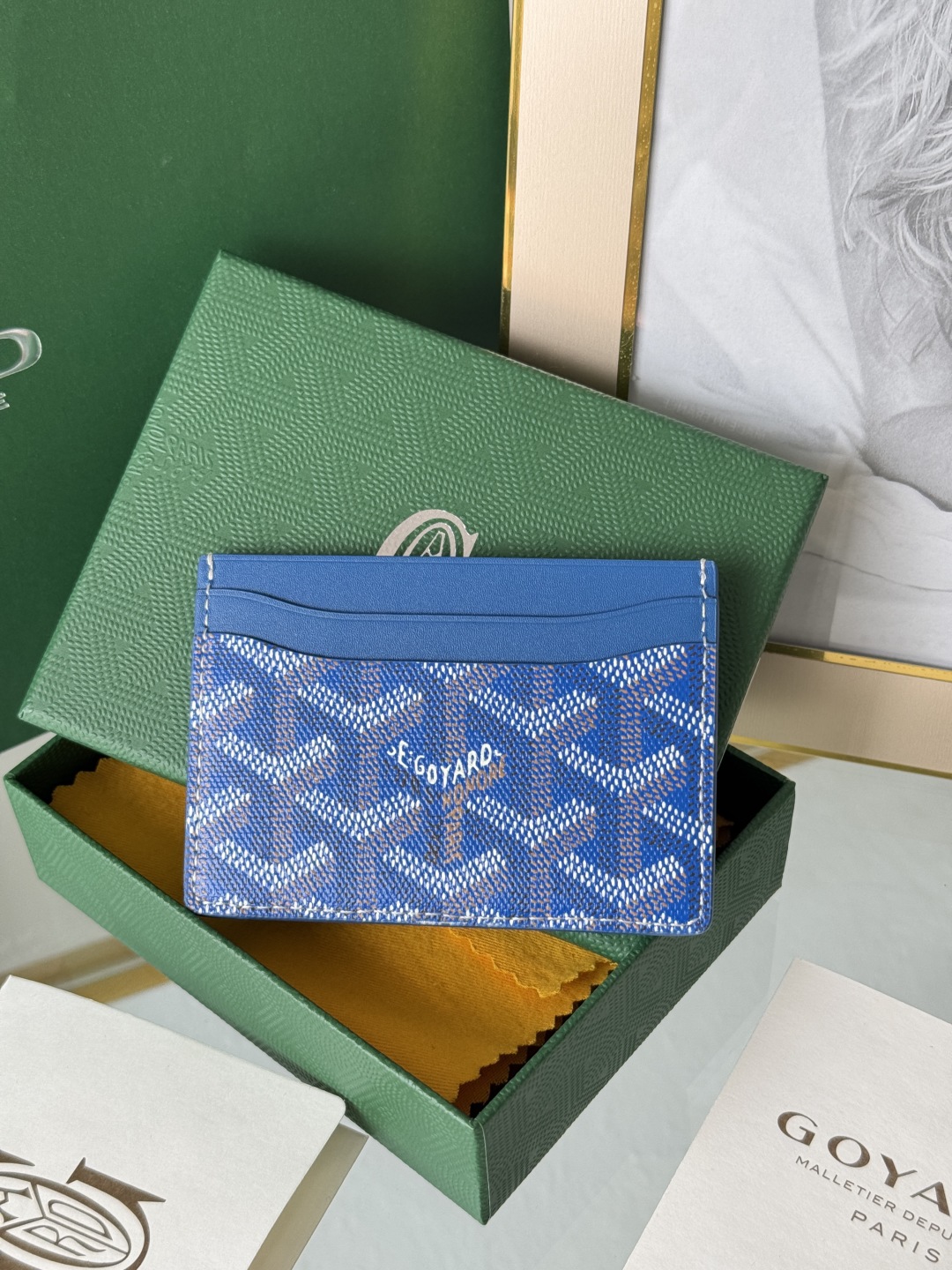 Goyard Blue Card Holder - Compact, Stylish Card Case for Everyday Use 3 cmp i1745821831669 5185 0 2