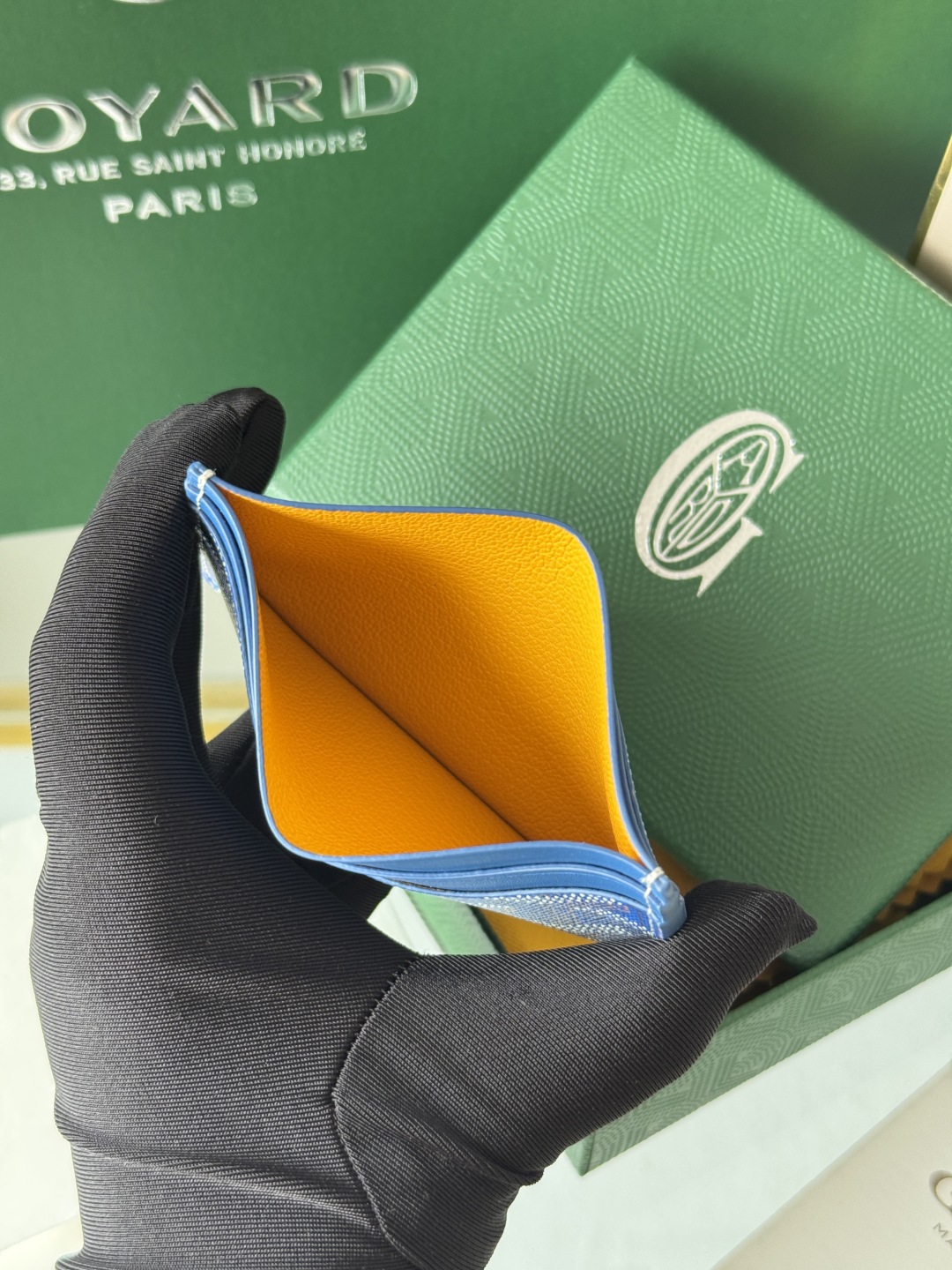 Goyard Blue Card Holder - Compact, Stylish Card Case for Everyday Use 9 cmp i1745821835934 3795 0 8