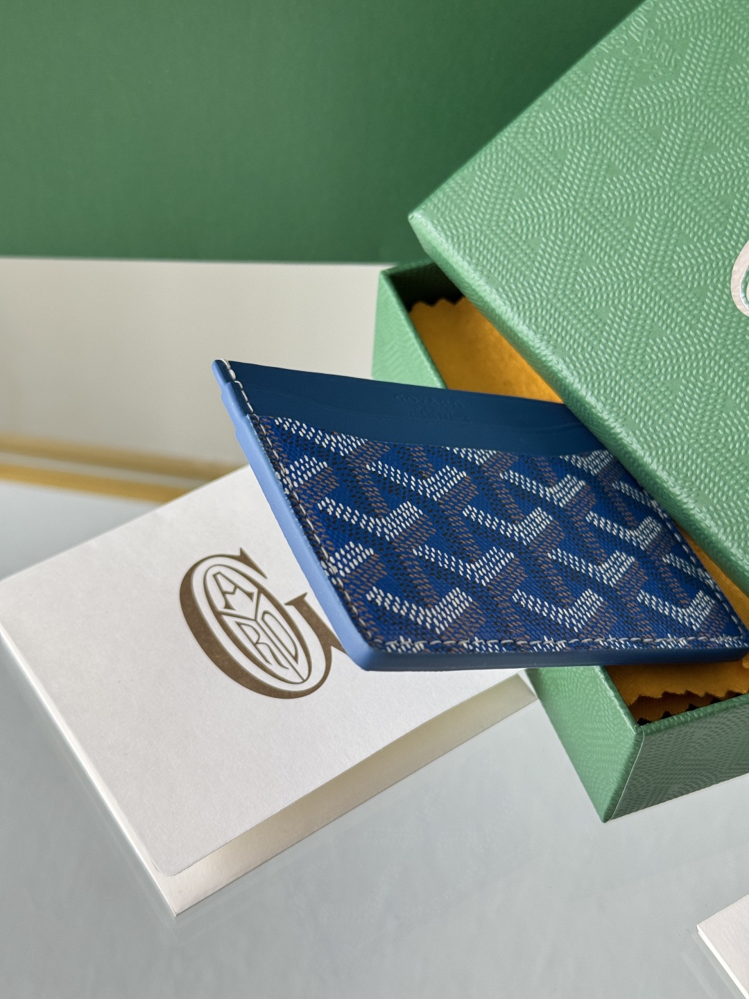 Goyard Blue Card Holder - Compact, Stylish Card Case for Everyday Use 5 cmp i1745821835946 6287 0 4