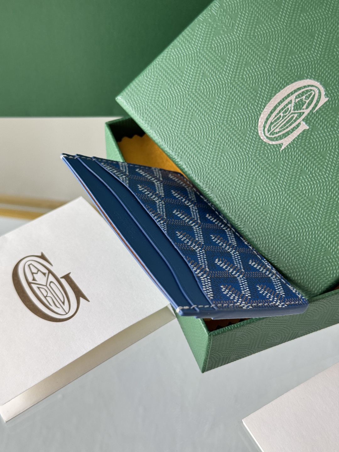 Goyard Blue Card Holder - Compact, Stylish Card Case for Everyday Use 4 cmp i1745821835987 3221 0 3