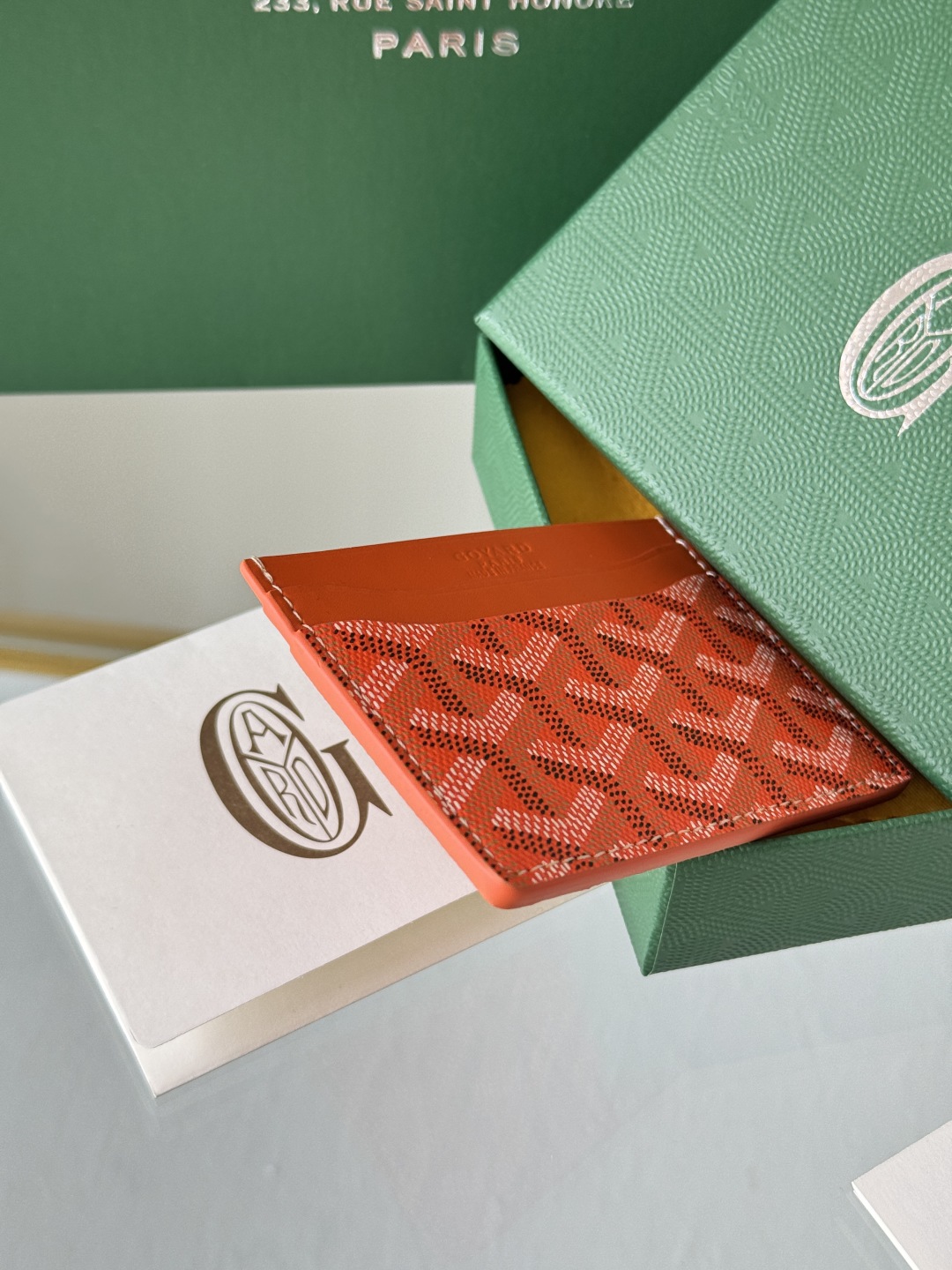 Goyard Orange Card Holder - Compact & Stylish Wallet Alternative 5 cmp i1745821915335 3580 0 3