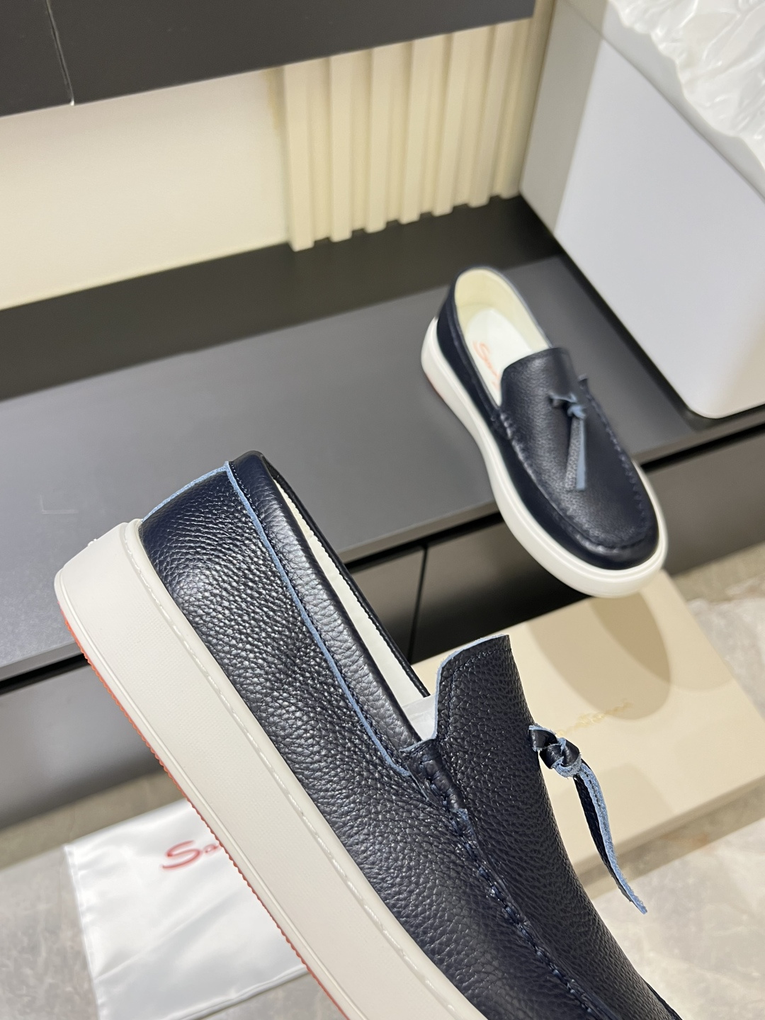 산토니 남성용 캔버스 캐주얼 신발 104594 이미지 8