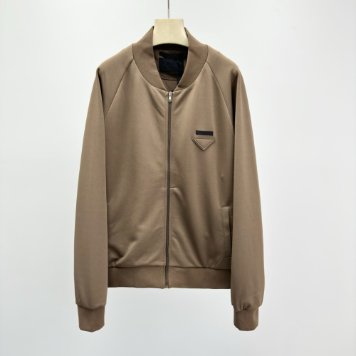 PRAD@ Men's Slim Fit Long Sleeve Zipper Jacket - Solid Color 1 PRAD@ Men's Slim Fit Long Sleeve Zipper Jacket - Solid Color