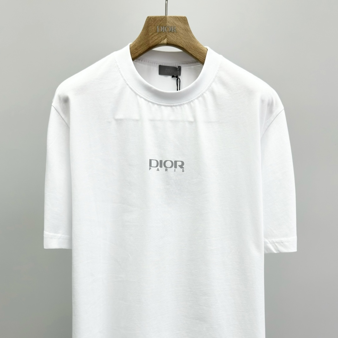 디올 루즈핏 코튼 반팔 티셔츠 상세 이미지 3