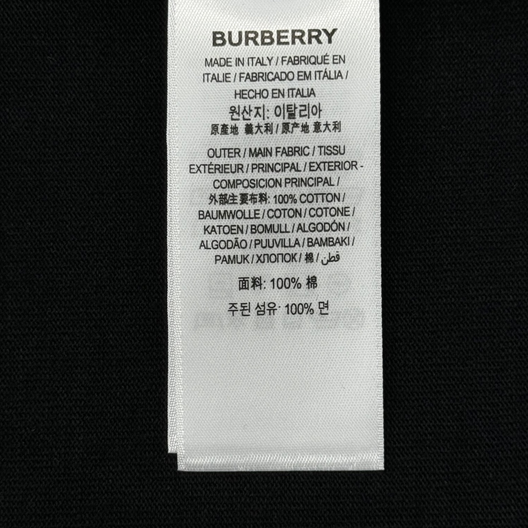 버버리 승마 기사 자수 코튼 반팔 티셔츠 114355 이미지 9