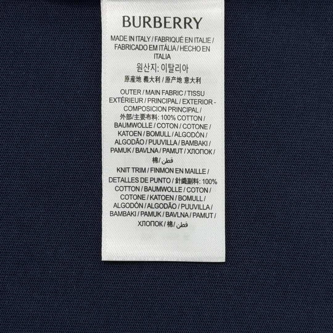 버버리 승마 라이더 자수 코튼 반팔 티셔츠 114359 이미지 9