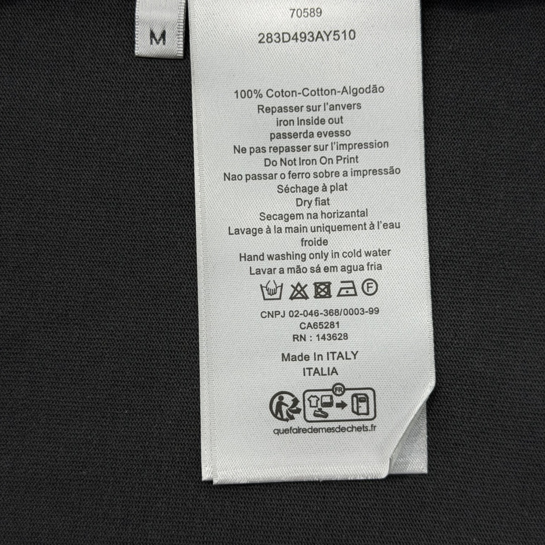 디올 자수 로고 크루넥 반팔 티셔츠 상세 이미지 9