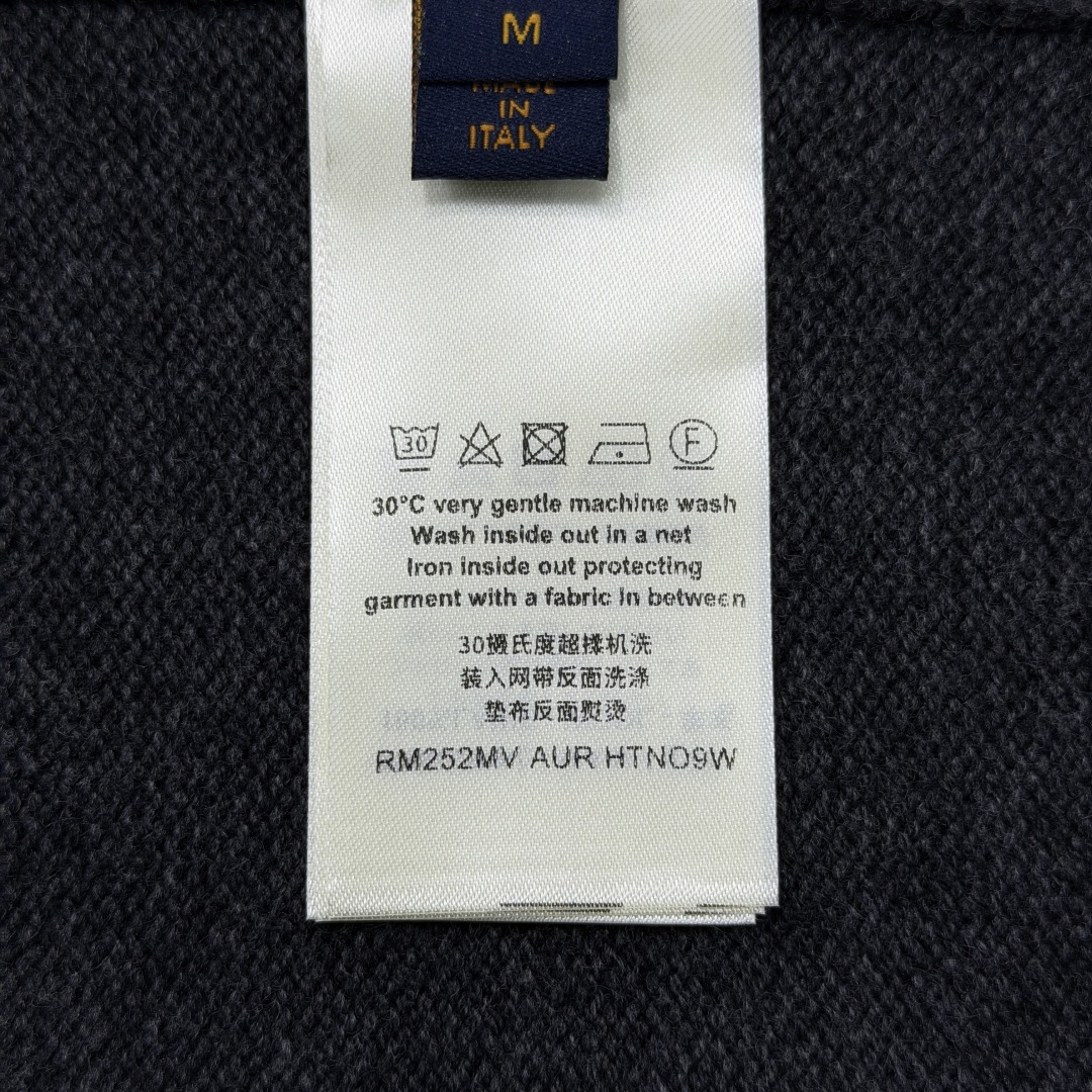 루이비통 진주 자수 라운드넥 울 가디건 11494 이미지 9