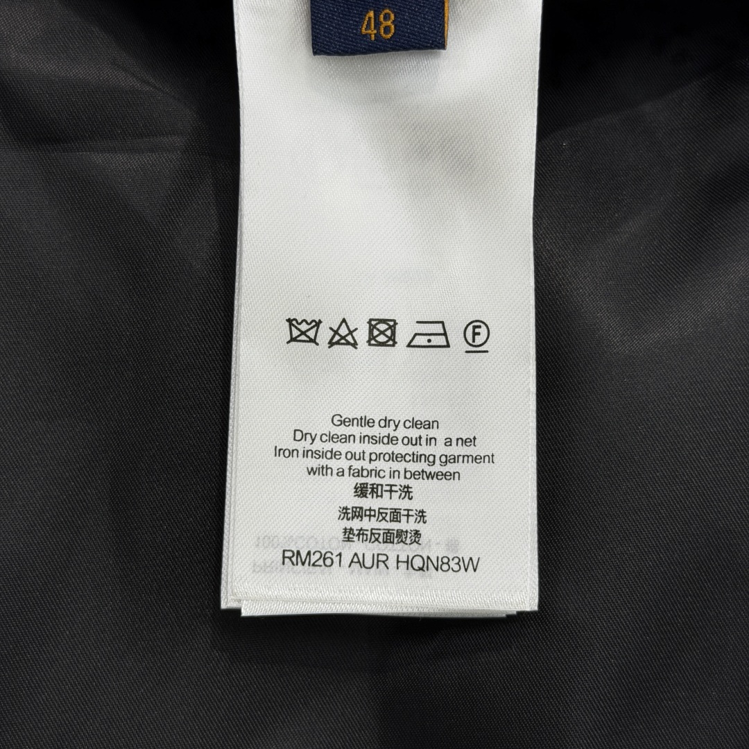 루이비통 울 나일론 혼방 카라 집업 자켓 2026 SS 이미지 9