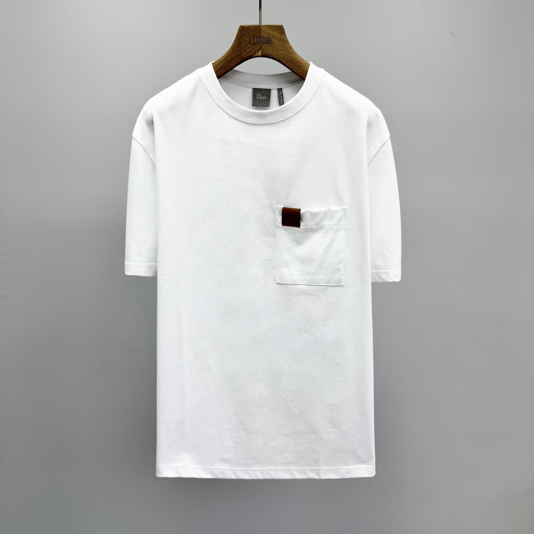 디올 패치 데님 코튼 니트 남성 41415 Dior T Shirt