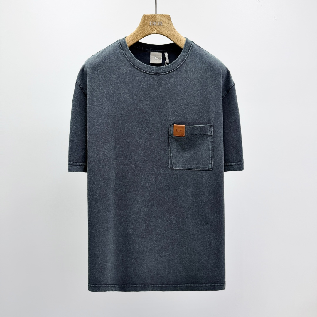 디올 패치 데님 코튼 니트 남성 41416 Dior T Shirt