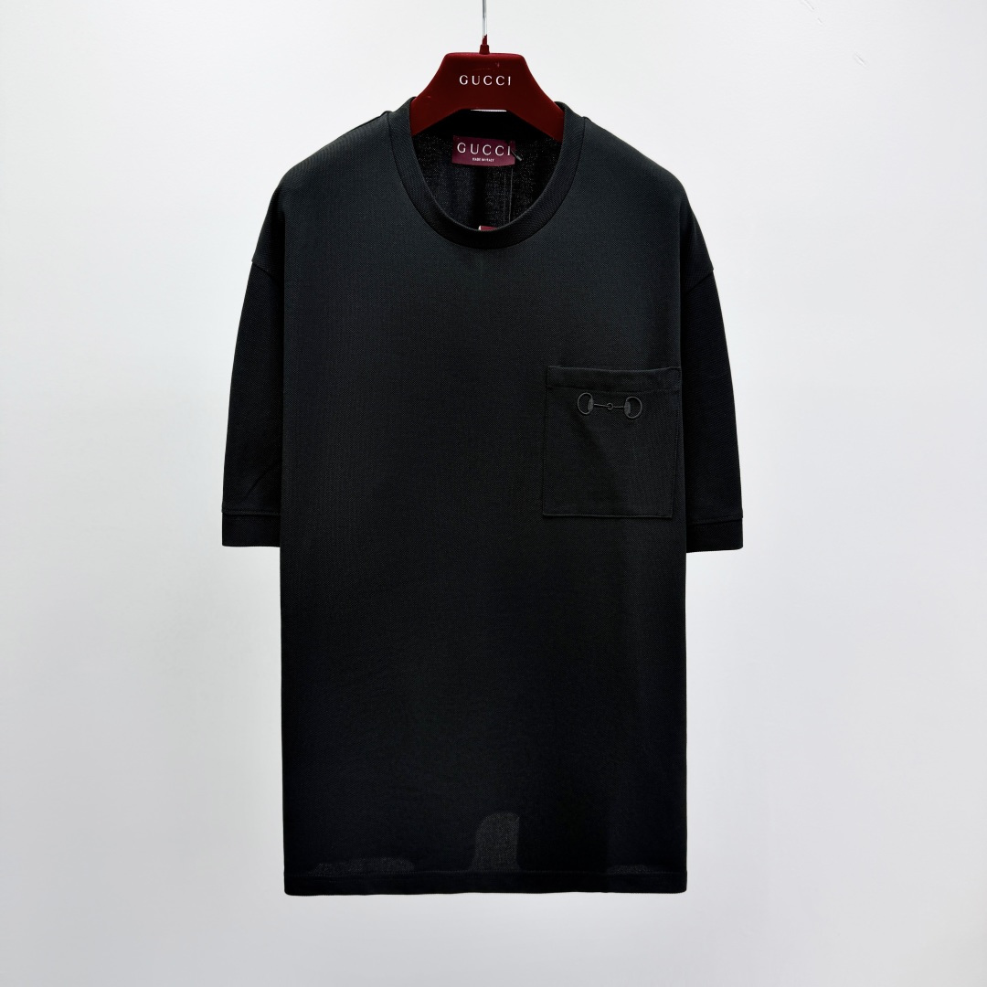구찌 자수 코튼 라운드넥 반팔 티셔츠 남성 41335 Gucci T Shirt