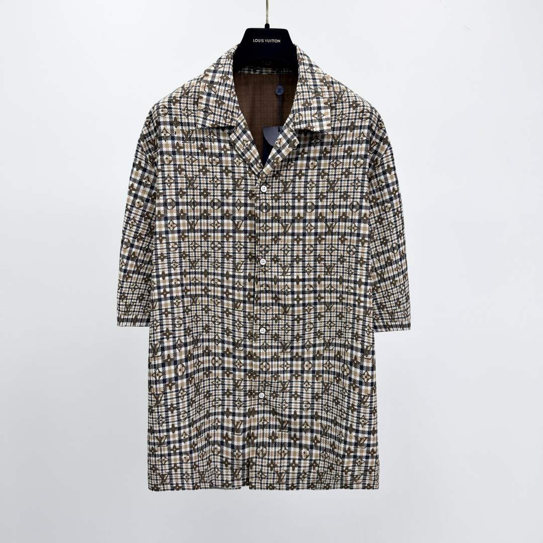 루이비통 모노그램 로고 프린트 폴로셔츠 남성 41260 Louis Vuitton T Shirt