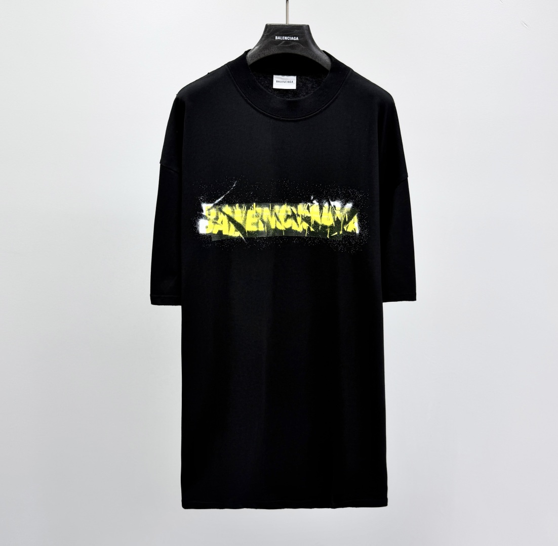 발렌시아가 코튼 라운드넥 니트 41327 Balenciaga T Shirt