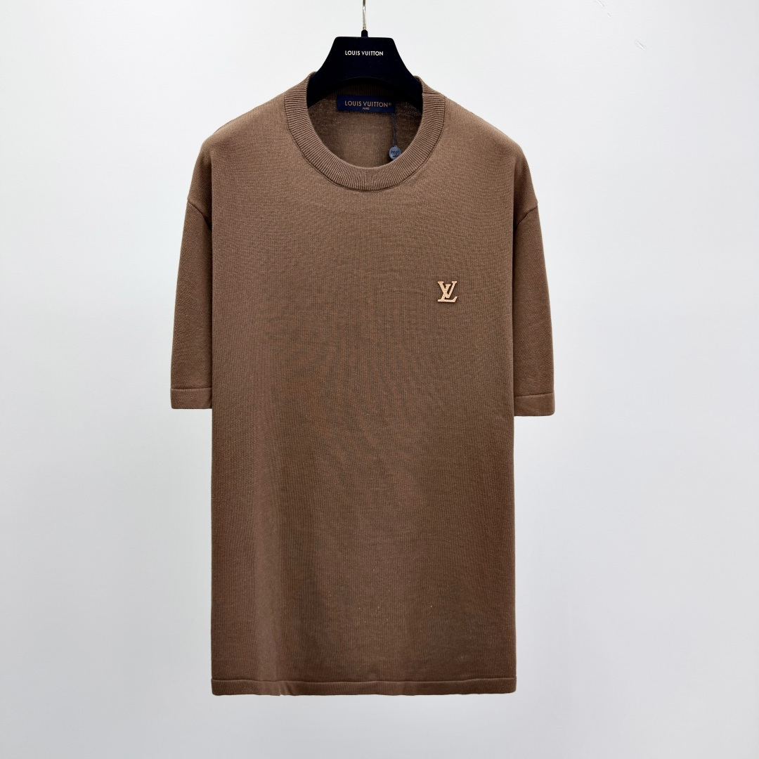 루이비통 2026SS 로고 코튼 라운드넥 반팔 티셔츠 41403 Louis Vuitton T Shirt