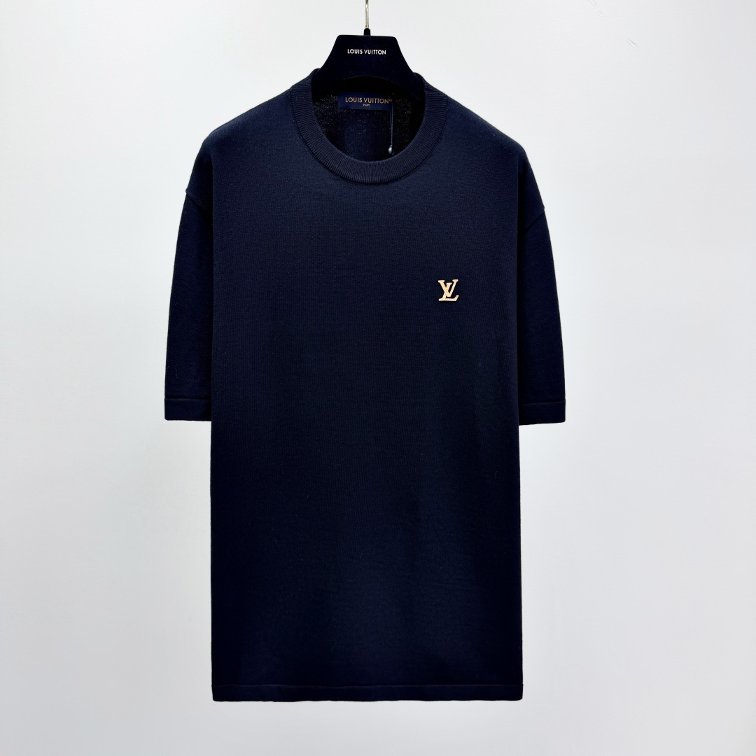 루이비통 2026SS 로고 코튼 라운드넥 반팔 티셔츠 41405 Louis Vuitton T Shirt