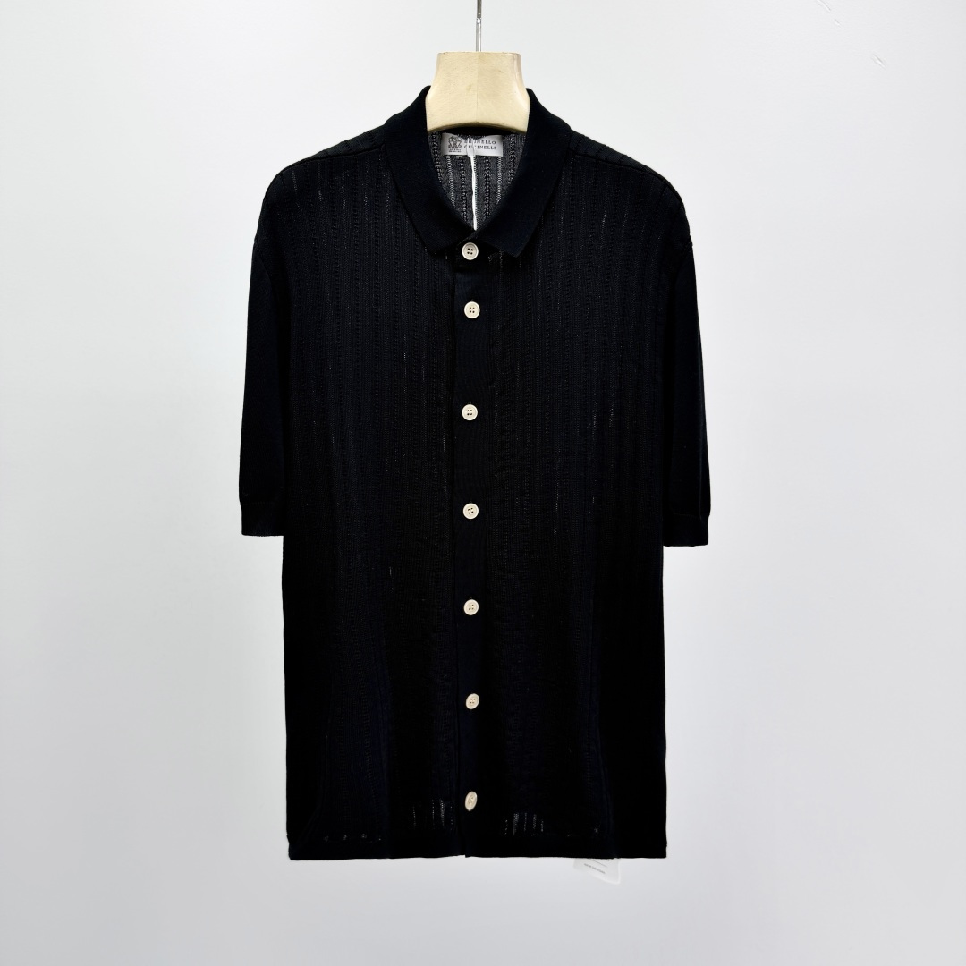 브루넬로 쿠치넬리 2026SS 코튼 카라 41402 Brunello Cucinelli T Shirt